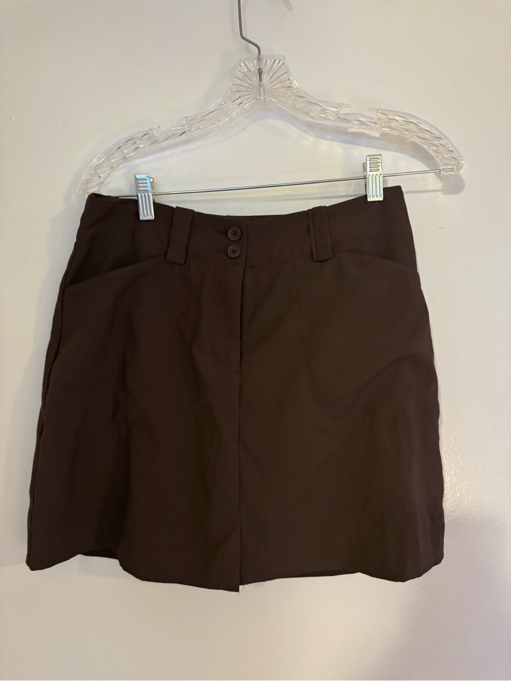 Nike Dark Brown Golf Skort